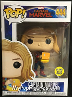 Captain Marvel (Tesseract) (Glows in the Dark) from Captain Marvel - Pop! Vinyl Figures manufactured by Funko [Front]