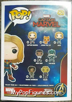 Captain Marvel (Helmet) (Chase) from Captain Marvel - Pop! Vinyl Figures manufactured by Funko [Back]