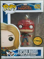 Captain Marvel (Helmet) (Chase) from Captain Marvel - Pop! Vinyl Figures manufactured by Funko [Front]