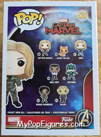 Carol Danvers (Special Edition) from Captain Marvel - Pop! Vinyl Figures manufactured by Funko [Back]