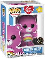 Cheer Bear (Glow in the Dark) (Chase) from Care Bears - Pop! Vinyl Figures manufactured by Funko [Front]