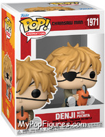Denji with Pochita from Chainsaw Man - Pop! Vinyl Figures manufactured by Funko [Front]