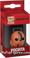 Pochita from Chainsaw Man - Pop! Keychains manufactured by Funko [Front]