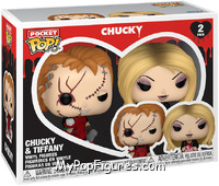 Chucky & Tiffany (Valentine) from Child's Play - Pocket Pop! manufactured by Funko [Front]