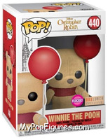 Winnie the Pooh (Balloon) (Flocked) from Christopher Robin - Pop! Vinyl Figures manufactured by Funko [Front]