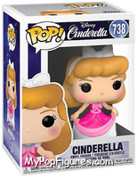 Cinderella (Pink Dress) from Cinderella - Pop! Vinyl Figures manufactured by Funko [Front]