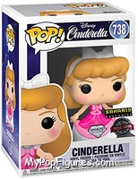 Cinderella (Pink Dress) (Diamond) from Cinderella - Pop! Vinyl Figures manufactured by Funko [Front]