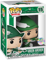 Green Archer (De La Salle University) from College - Pop! Vinyl Figures manufactured by Funko [Front]