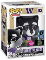 Harry the Husky (University of Washington) (Flocked) from College - Pop! Vinyl Figures manufactured by Funko [Front]