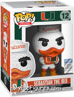 Sebastian the Ibis (University of Miami) from College - Pop! Vinyl Figures manufactured by Funko [Front]