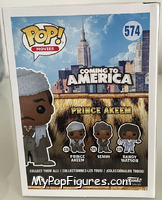 Prince Akeem (Gold) from Coming to America - Pop! Vinyl Figures manufactured by Funko [Back]