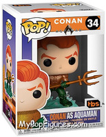 Conan as Aquaman from Conan O'Brien - Pop! Vinyl Figures manufactured by Funko [Front]