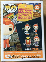 Conan O'Brien (K-Pop) from Conan O'Brien - Pop! Vinyl Figures manufactured by Funko [Back]