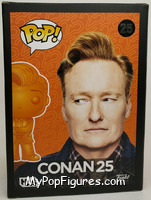 Conan O'Brien (Orange) from Conan O'Brien - Pop! Vinyl Figures manufactured by Funko [Back]