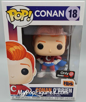 Conan O'Brien (Super Conan) from Conan O'Brien - Pop! Vinyl Figures manufactured by Funko [Front]