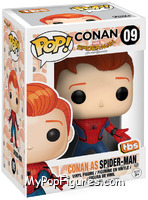 Conan as Spider-Man from Conan O'Brien - Pop! Vinyl Figures manufactured by Funko [Front]