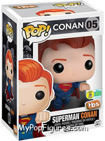 Superman Conan from Conan O'Brien - Pop! Vinyl Figures manufactured by Funko [Front]