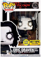 Eric Draven (with Crow) (Glows in the Dark) from Crow - Pop! Vinyl Figures manufactured by Funko [Front]