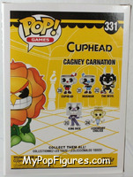 Cagney Carnation from Cuphead - Pop! Vinyl Figures manufactured by Funko [Back]