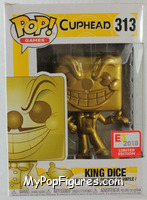 King Dice (Gold) from Cuphead - Pop! Vinyl Figures manufactured by Funko [Front]