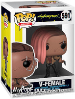 V-Female from Cyberpunk 2077 - Pop! Vinyl Figures manufactured by Funko [Front]