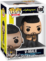 V-Male from Cyberpunk 2077 - Pop! Vinyl Figures manufactured by Funko [Front]