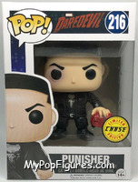 Punisher (Holding Daredevil Mask) from Daredevil - Pop! Vinyl Figures manufactured by Funko [Front]