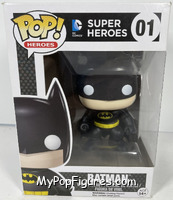 Batman (Black) from DC Super Heroes - Pop! Vinyl Figures manufactured by Funko [Front]