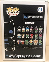 Batman (Glows in the Dark) from DC Super Heroes - Pop! Vinyl Figures manufactured by Funko [Back]