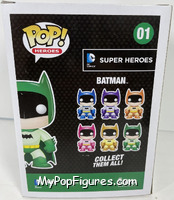 Batman (Green) from DC Super Heroes - Pop! Vinyl Figures manufactured by Funko [Back]