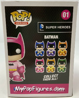 Batman (Pink) from DC Super Heroes - Pop! Vinyl Figures manufactured by Funko [Back]