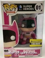 Batman (Pink) from DC Super Heroes - Pop! Vinyl Figures manufactured by Funko [Front]