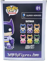 Batman (Purple) from DC Super Heroes - Pop! Vinyl Figures manufactured by Funko [Back]