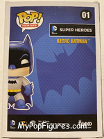 Batman (Retro) from DC Super Heroes - Pop! Vinyl Figures manufactured by Funko [Back]