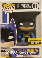 Batman (Retro) from DC Super Heroes - Pop! Vinyl Figures manufactured by Funko [Front]