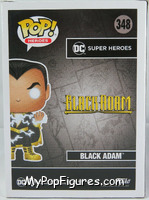 Black Adam (Glows in the Dark) from DC Super Heroes - Pop! Vinyl Figures manufactured by Funko [Back]