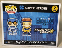 Booster Gold / Blue Beetle from DC Super Heroes - Pop! Vinyl Figures manufactured by Funko [Back]