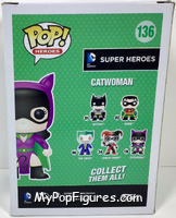 Catwoman from DC Super Heroes - Pop! Vinyl Figures manufactured by Funko [Back]