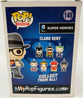 Clark Kent from DC Super Heroes - Pop! Vinyl Figures manufactured by Funko [Back]