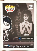 Death from DC Super Heroes - Pop! Vinyl Figures manufactured by Funko [Back]