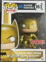 Golden Midas Batman from DC Super Heroes - Pop! Vinyl Figures manufactured by Funko [Front]