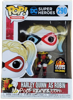 Harley Quinn as Robin from DC Super Heroes - Pop! Vinyl Figures manufactured by Funko [Front]