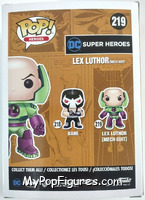 Lex Luthor from DC Super Heroes - Pop! Vinyl Figures manufactured by Funko [Back]