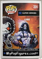 Lobo (Bloody) from DC Super Heroes - Pop! Vinyl Figures manufactured by Funko [Back]