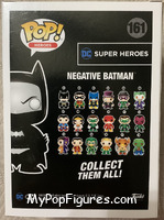 Negative Batman from DC Super Heroes - Pop! Vinyl Figures manufactured by Funko [Back]