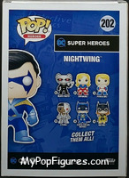 Nightwing from DC Super Heroes - Pop! Vinyl Figures manufactured by Funko [Back]