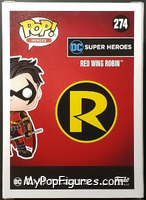 Red Wing Robin from DC Super Heroes - Pop! Vinyl Figures manufactured by Funko [Back]