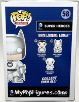 White Lantern: Batman (Glows in the Dark) from DC Super Heroes - Pop! Vinyl Figures manufactured by Funko [Back]