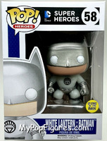 White Lantern: Batman (Glows in the Dark) from DC Super Heroes - Pop! Vinyl Figures manufactured by Funko [Front]