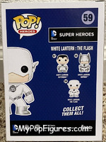 White Lantern: The Flash (Glows in the Dark) from DC Super Heroes - Pop! Vinyl Figures manufactured by Funko [Back]